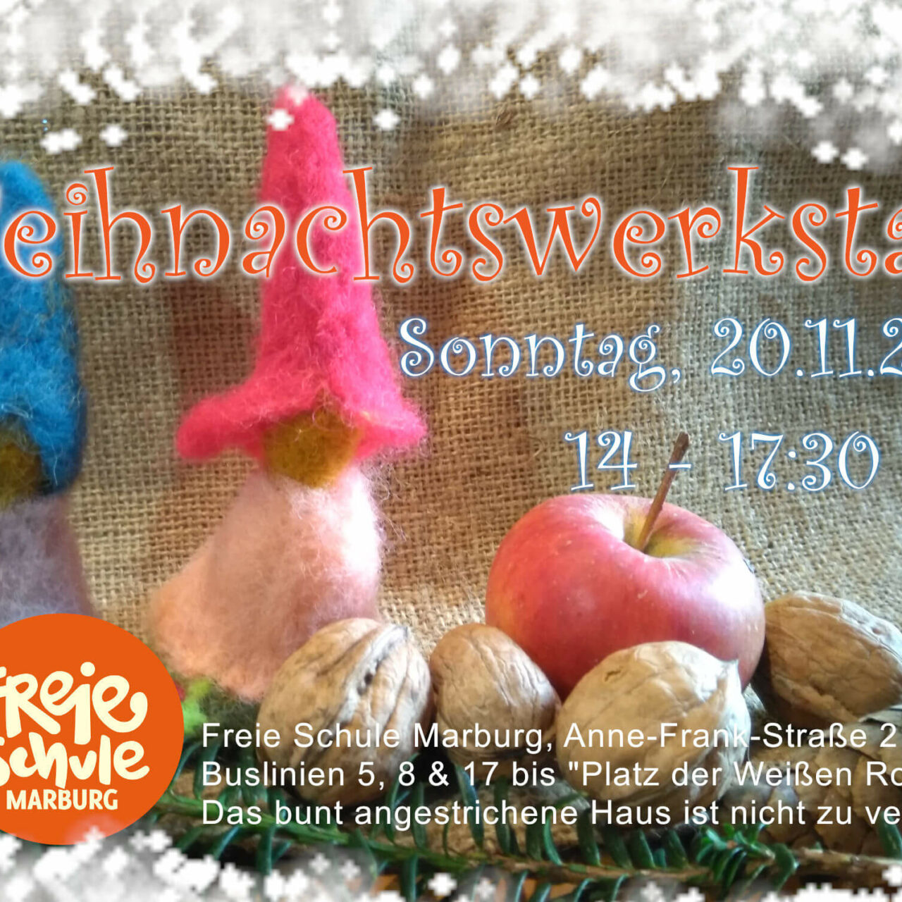 Geschenke basteln statt kaufen in unserer Weihnachtswerkstatt